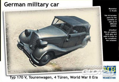 Germ. military car Typ 170V Tourenwagen Germ. military car Typ 170V Tourenwagen von Master Box Plastic Kits