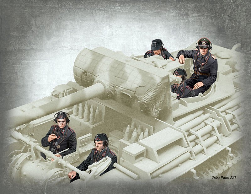 German Tank Crew 1944-1945 von Master Box Plastic Kits