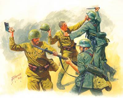 Hand to Hand Fight 1941-1942 Eastern Front Series Hand to Hand Fight 1941-1942 Eastern Front Series von Master Box Plastic Kits