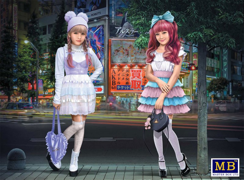 Kawaii fashion leaders Minami and Mai von Master Box Plastic Kits