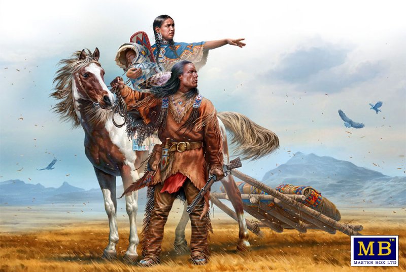 On the Great Plains - Indian Wars Series On the Great Plains - Indian Wars Series von Master Box Plastic Kits