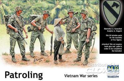 Patroling, Vietnam Patroling, Vietnam von Master Box Plastic Kits