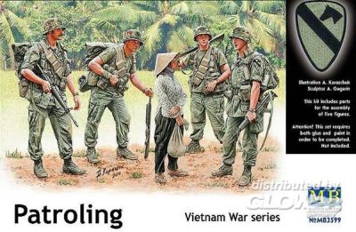 Patroling, Vietnam von Master Box Plastic Kits
