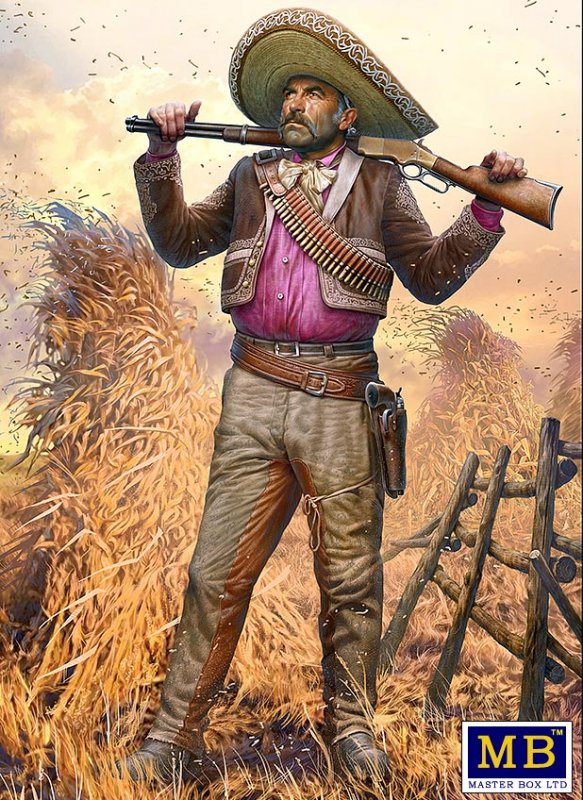 Pedro Melgoza - Bounty Hunter - Outlaw Gunslinger series - Kit No.1 Pedro Melgoza - Bounty Hunter - Outlaw Gunslinger series - Kit No.1 von Master Box Plastic Kits