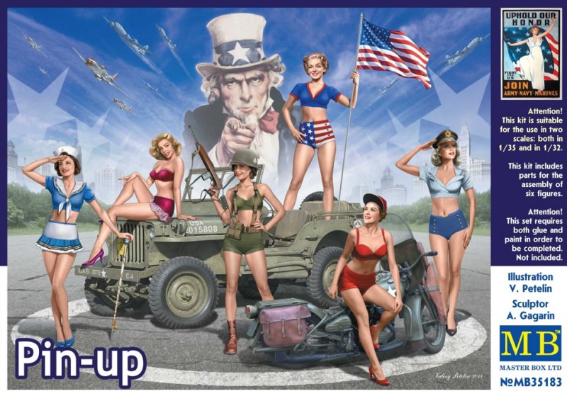 Pin Up Pin Up von Master Box Plastic Kits