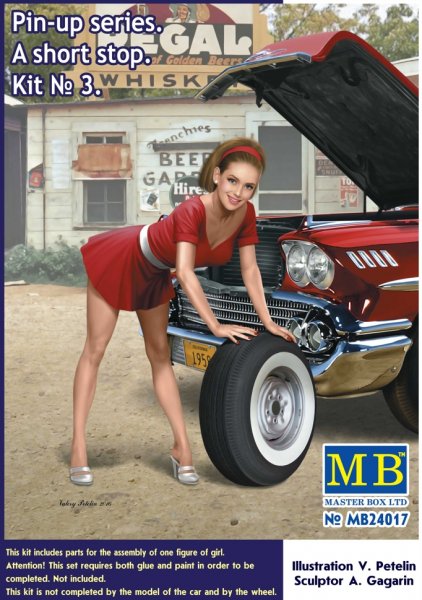 Pin-up series - A short stop - Kit No. 3 Pin-up series - A short stop - Kit No. 3 von Master Box Plastic Kits