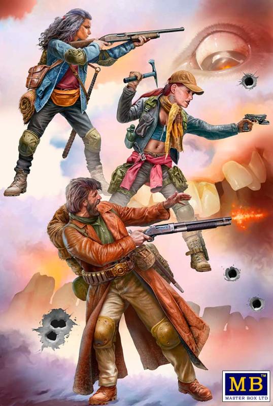 Road to Freedom - Zombie Hunters - Zombie Series Kit No. 3 Road to Freedom - Zombie Hunters - Zombie Series Kit No. 3 von Master Box Plastic Kits