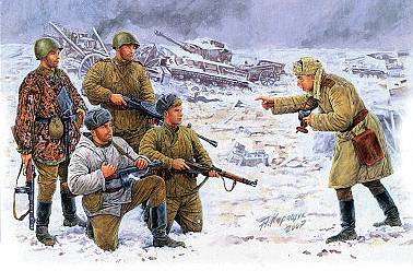 Russische Infanterie Korsun 1944 Photo for the Newspaper Russische Infanterie Korsun 1944 Photo for the Newspaper von Master Box Plastic Kits