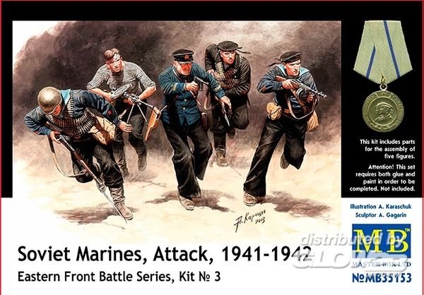 Soviet marinas Attack 1941-42 Easter Front Soviet marinas Attack 1941-42 Easter Front von Master Box Plastic Kits