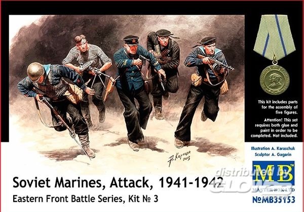 Soviet marinas Attack 1941-42 Easter Front von Master Box Plastic Kits