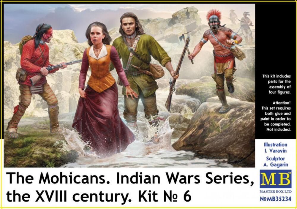 The Mohicans - Indian Wars Series (XVIII Century) - Kit 6 von Master Box Plastic Kits