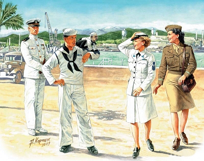 Woman at war: US Navy WAVES Woman at war: US Navy WAVES von Master Box Plastic Kits