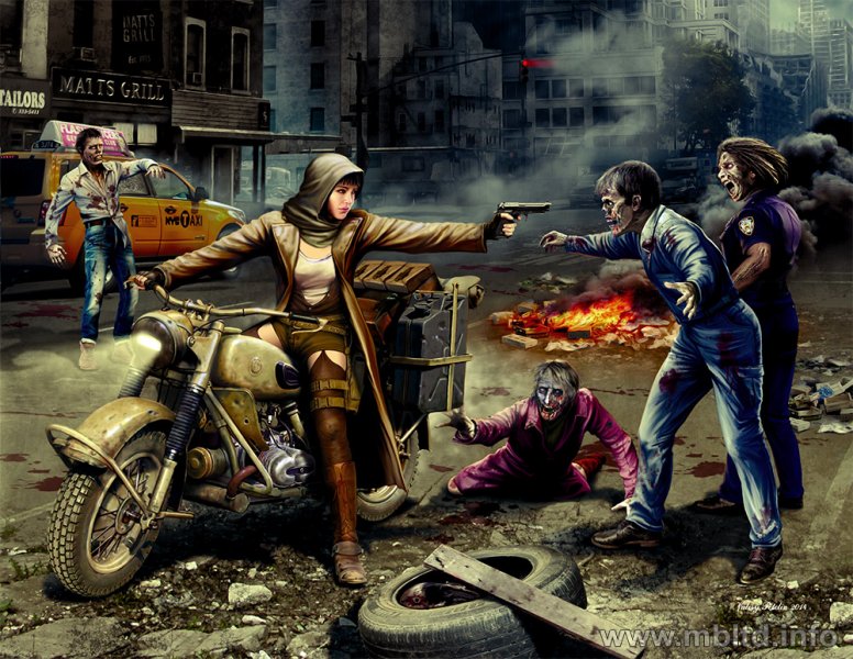 Road to Freedom - Zombie Hunter - Zombie Series Kit No. 1 Road to Freedom - Zombie Hunter - Zombie Series Kit No. 1 von Master Box Plastic Kits