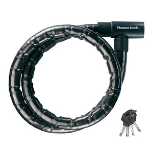 Master Lock® Fahrradschloss 8115EURDPS schwarz 1,2 m von Master Lock®