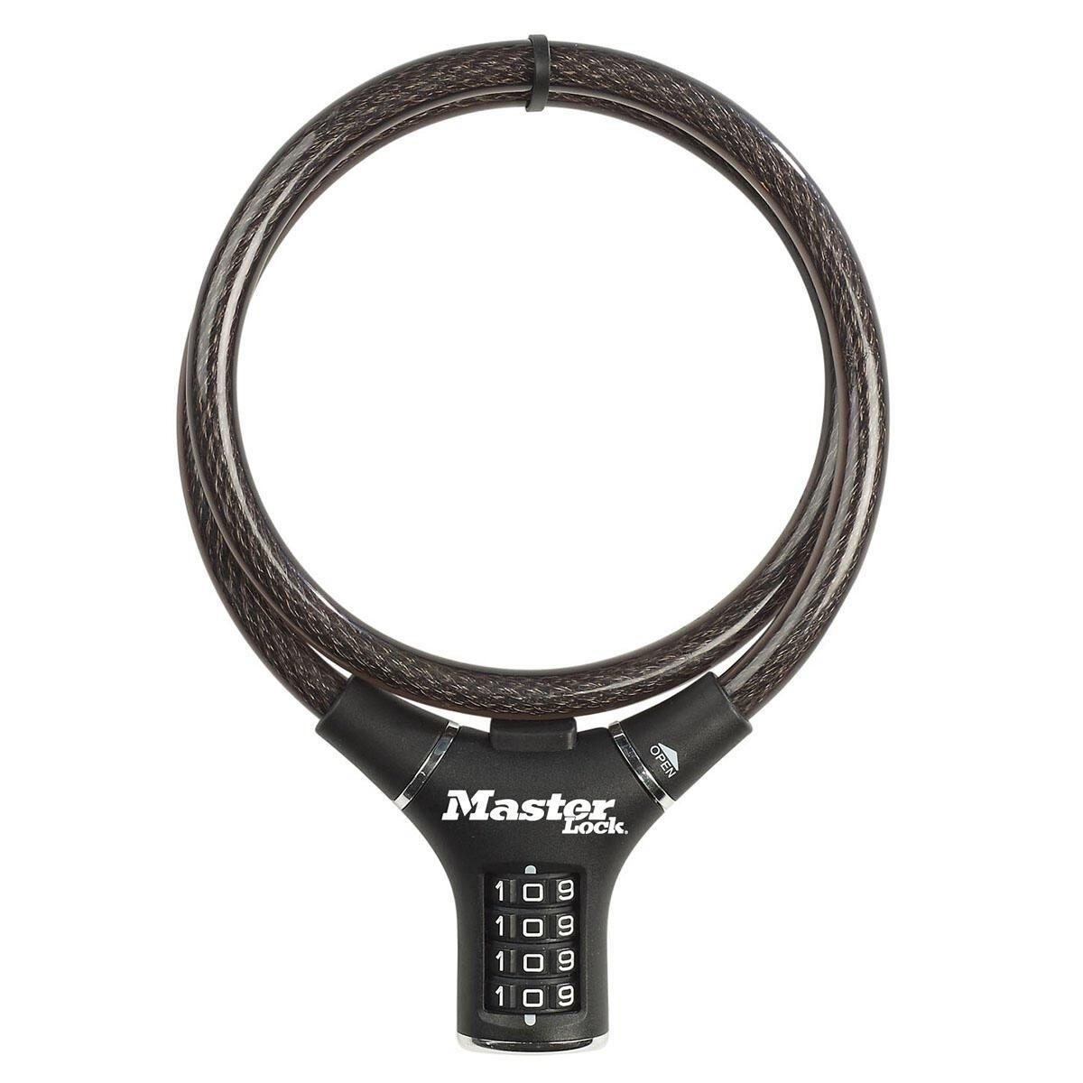 Master Lock® Fahrradschloss 90 cm schwarz von Master Lock®