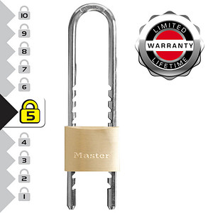 Master Lock® Vorhängeschloss 1950EURDCC gold verstellbar: 6,0 bis 15,0 cm von Master Lock®