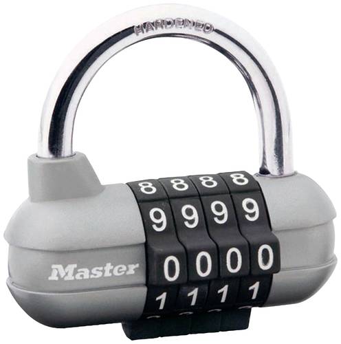 Master Lock P22164 Vorhängeschloss Silber, Schwarz Zahlenschloss von Master Lock
