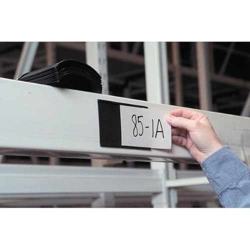 Flexibler Magnet-Datenkartenhalter, 25 vorgeschnittene Magnete, 35 perforierte Datenkarten, Gesamtmaße 0,3 cm dick, 5,1 cm hoch, 5,1 cm lang von Master Magnetics