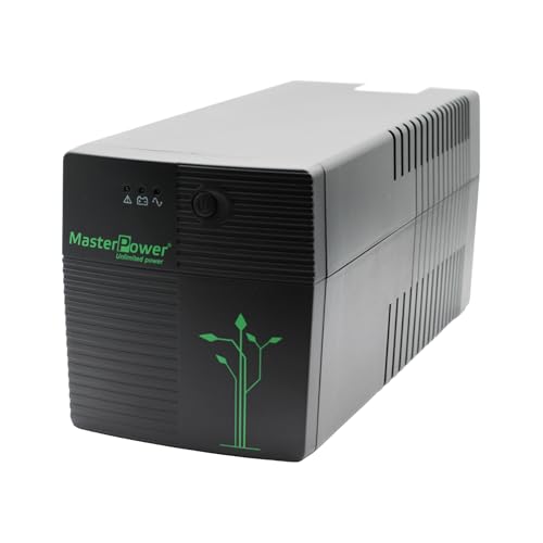 Master Power USV, Unterbrechungsfreie Stromversorgung, UPS 1300 VA, konstante Ausgangsspannung 720 W, 4 Schuko-Steckdosen Master Power USV, Unterbrechungsfreie Stromversorgung, UPS 1300 VA, konstante Ausgangsspannung 720 W, 4 Schuko-Steckdosen von Master U-Power