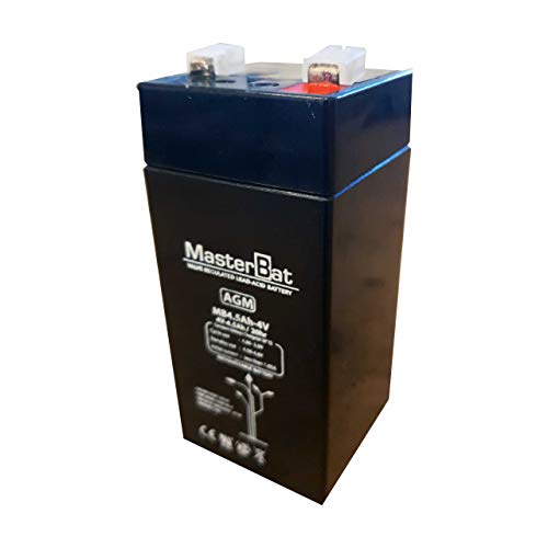 U-Power - Hermetische AGM-Blei-Säure-Batterie 4.5Ah 4V - Akkus Faston F1 4.8mm U-Power - Hermetische AGM-Blei-Säure-Batterie 4.5Ah 4V - Akkus Faston F1 4.8mm von Master U-Power