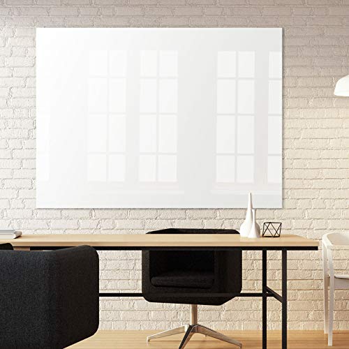 Magnettafel Glas - reines Weiß ohne Grünstich - Magnetwand mit unsichtbarer Befestigung inkl. Bohrschablone - Whiteboard magnetisch & beschreibbar - 7 Größen (60 x 90 cm) von Master of Boards