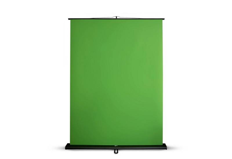 Master of Boards Fotohintergrund Green Screen, 160 x 200cm, Fotoleinwand, Ausfahrbar von Master of Boards