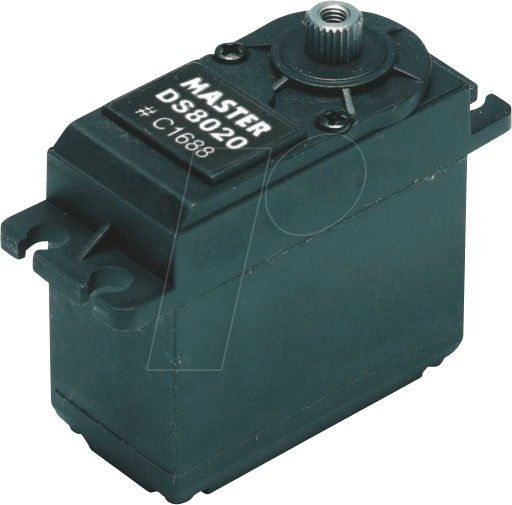 MASTER DS8020 MG - Standardservo, 13 Kg, Digital, Metallgetriebe von Master