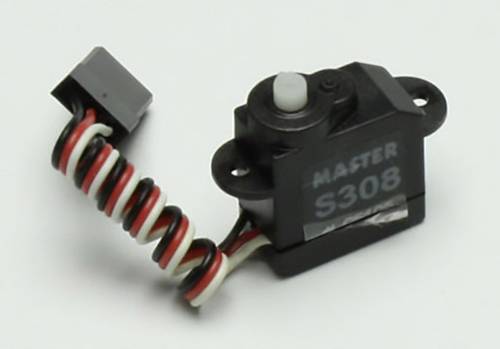 Master Micro-Servo S308 Analog-Servo Getriebe-Material: Kunststoff Stecksystem: Uni (Graupner / JR / von Master