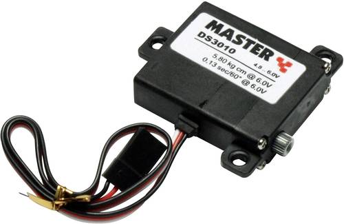 Master Midi-Servo DS3010 Digital-Servo Getriebe-Material: Titan Stecksystem: JR / Futaba von Master