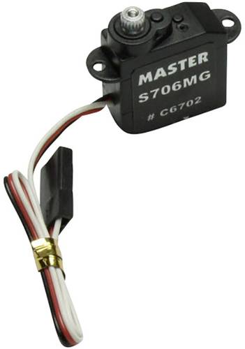 Master Mini-Servo S706 MG Analog-Servo Getriebe-Material: Titanium Stecksystem: Uni (Graupner / JR / Master Mini-Servo S706 MG Analog-Servo Getriebe-Material: Titanium Stecksystem: Uni (Graupner / JR / von Master