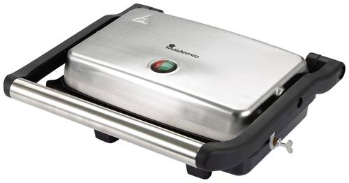 MasterPRO Elektro Kontaktgrill Antihaftbeschichtung, Cool-Touch-Gehäuse, Überhitzungsschutz Schwar von MasterPRO