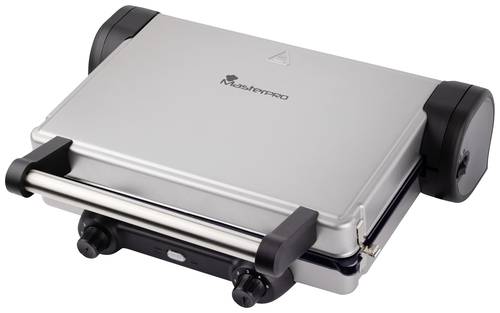 MasterPRO Elektro Kontaktgrill Antihaftbeschichtung Schwarz/Edelstahl von MasterPRO