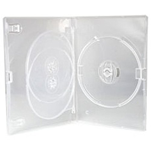 1 X MasterStor klar 14 mm 3 Way CD DVD DVD-Hülle für 3 Disc Ersatz Fällen von MasterStor