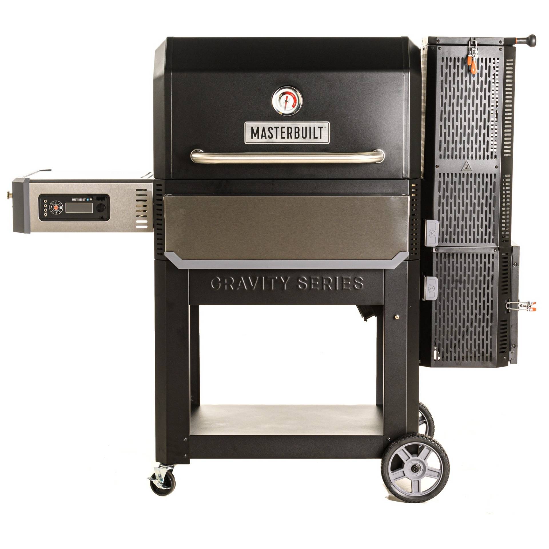 Holzkohlegrill + Smoker Gravity FED 1050 von Masterbuilt