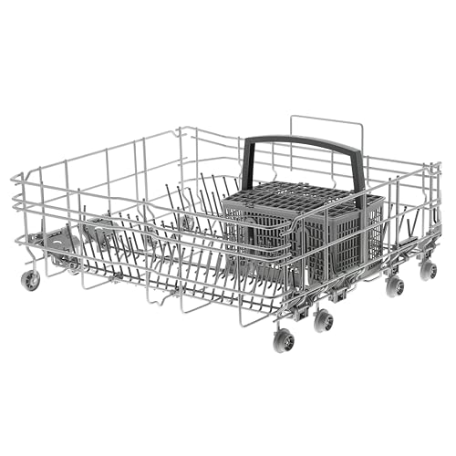 Masterpart Unterer Geschirrkorb für Geschirrspüler mit Besteckkorb, passend für Neff-Geschirrspüler S44, S54, S64, 20002904 von Masterpart