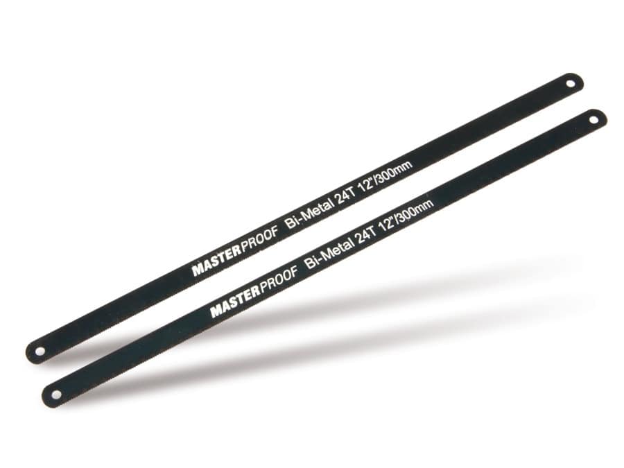 MASTERPROOF Bi-Metall Ersatz-Sägeblätter 24T, 300 mm, 2 Stück von Masterproof