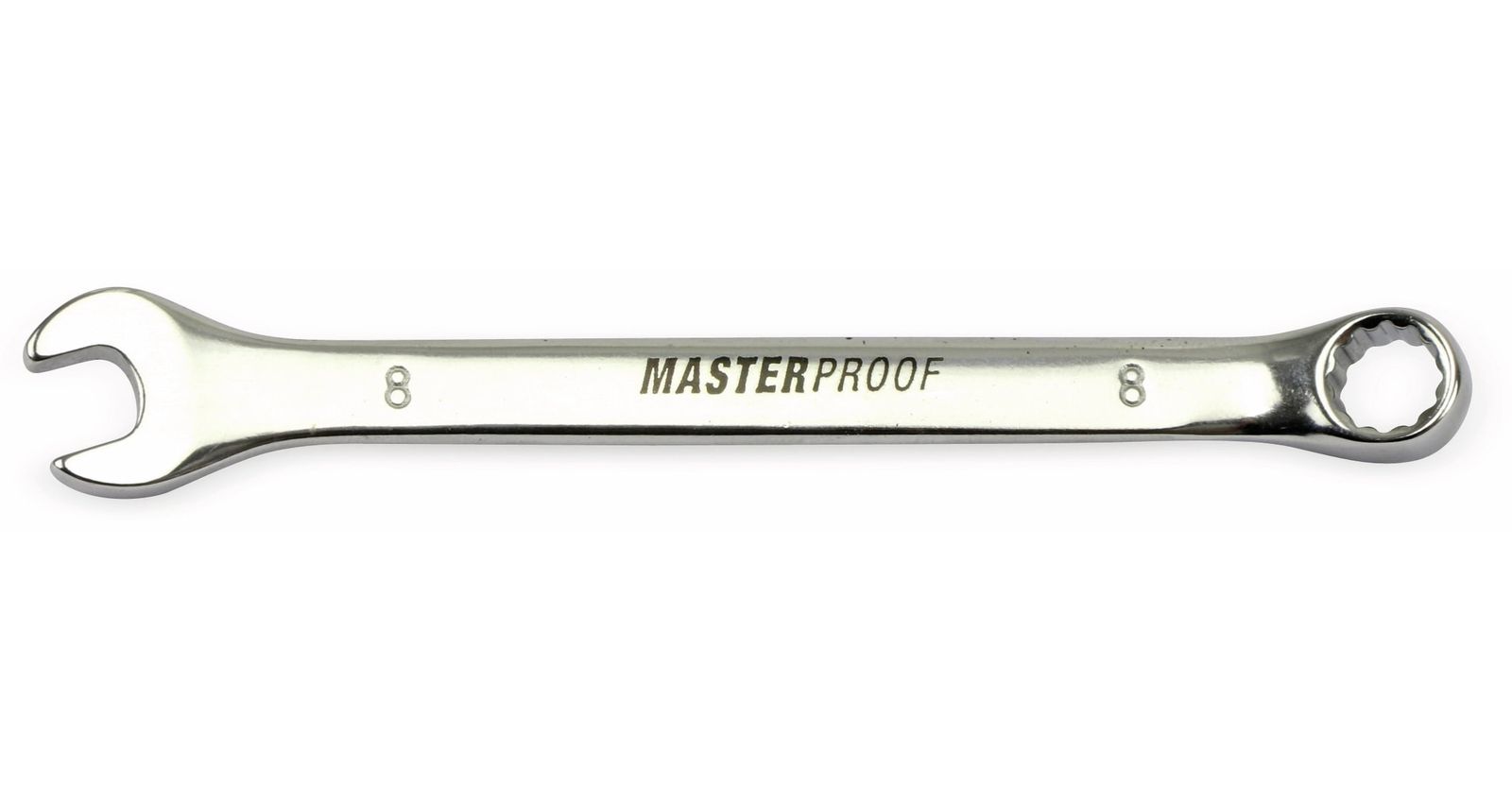 MASTERPROOF Gabel-Ringschlüssel, 8 mm von Masterproof