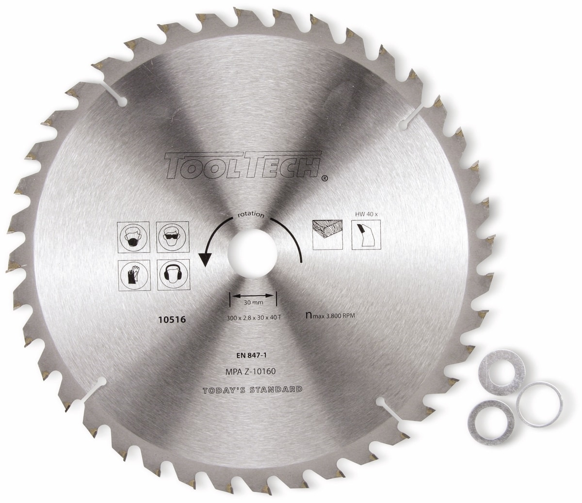 MASTERPROOF Hartmetall-Kreissägeblatt, 300 mm MASTERPROOF Hartmetall-Kreissägeblatt, 300 mm von Masterproof
