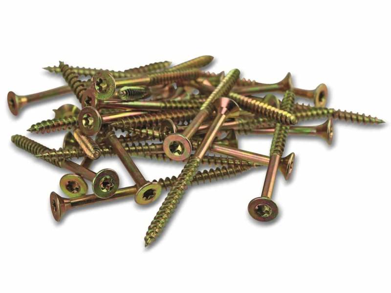 MASTERPROOF Spanplattenschrauben, TX, 70x5,0 mm, 100 Stück von Masterproof
