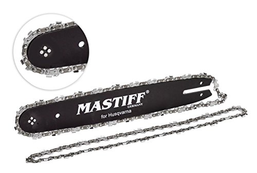 Schwert für Kettensäge Husqvarna +2 St. Sägekette 38cm Kette 325" 1,5mm(38HUSQ64) von Mastiff