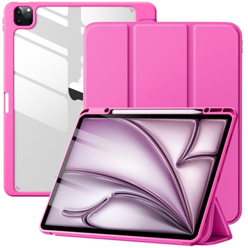 Mastten Schutzhülle für iPad Air 13 Zoll (M3 2025 / M2 2024) / iPad Pro 12,9 Zoll Hülle (6. / 5. / 4. / 3. Generation 2022/2021/2020/2018), integrierter Stifthalter und automatische Wake/Sleep, von Mastten