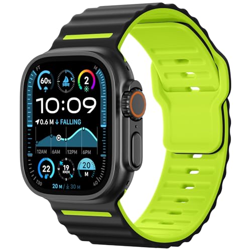 Mastten Sportarmband Kompatibel mit Apple Watch Ultra 2 Armband 49mm 46mm 45mm 44mm 42mm Herren - Zweifarbig Weiches Silikon Ersatzarmband für iWatch Ultra Series 10 9 8 7 SE 6 5 4 3 2 1 Mastten Sportarmband Kompatibel mit Apple Watch Ultra 2 Armband 49mm 46mm 45mm 44mm 42mm Herren - Zweifarbig Weiches Silikon Ersatzarmband für iWatch Ultra Series 10 9 8 7 SE 6 5 4 3 2 1 von Mastten