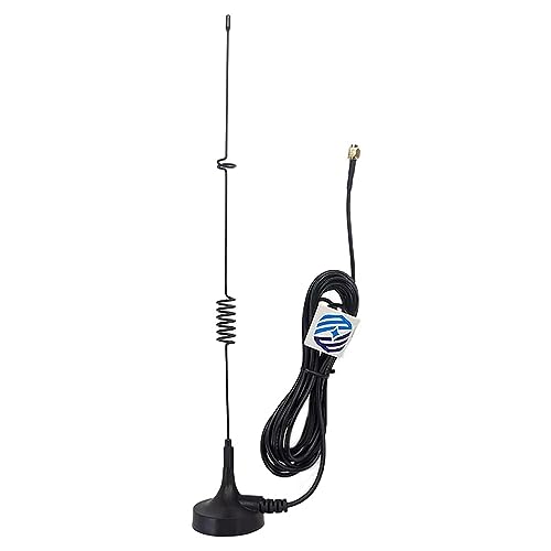 Maswell 4G Antenne Outdoor SMA 824–960 MHz, 1710–2170 MHz, 5 dBi, Omni mit Magnethalterung, kompatibel mit 3G LTE 4G Router-Modem, wasserdicht für Router, mobiler Hotspot, kabelloses Heimtelefon von Maswell