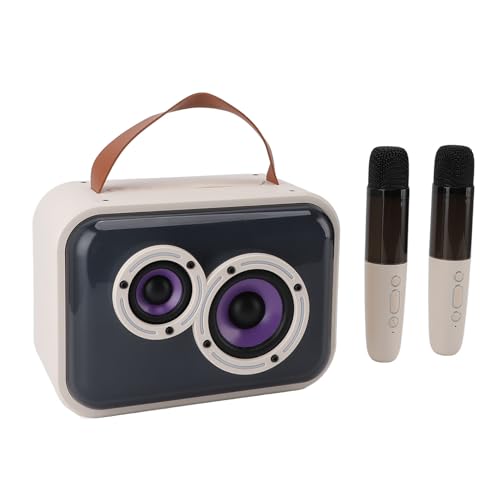 Karaoke-Maschine mit Kindermikrofon, Kabelloser Bluetooth-Lautsprecher mit Farbenfrohem Lichtdesign, für Familienfeiern, Outdoor-Aktivitäten, Eingebautes Mikrofon Karaoke-Maschine mit Kindermikrofon, Kabelloser Bluetooth-Lautsprecher mit Farbenfrohem Lichtdesign, für Familienfeiern, Outdoor-Aktivitäten, Eingebautes Mikrofon von Masyrt