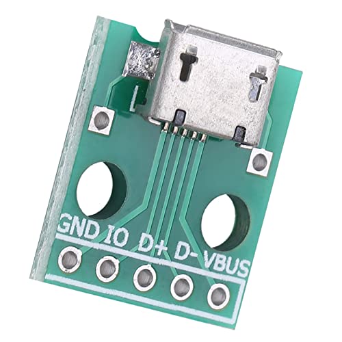 Masyrt Adapter -Socket 10pcs Micro USB Weiblich Zum Eintauchadapter -Board 5 Pin 2,54 Mm Tonhöhe Masyrt Adapter -Socket 10pcs Micro USB Weiblich Zum Eintauchadapter -Board 5 Pin 2,54 Mm Tonhöhe von Masyrt