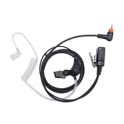Masyrt Kabelloser 2-Wege-Funk-Ohrhörer mit Mikrofon und Akustikschlauch-Headset, Passend für SL1M SL1K SL1600 SL300 SL7500, Ideal für den Überwachungseinsatz von Masyrt