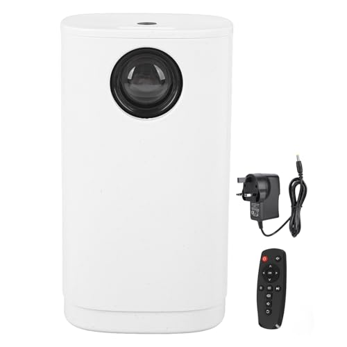 Masyrt Wireless Phone Projector Manual Fokussierung HD 1080p Tragbarer Projektor für Heimschlafzimmer (EU -Stecker) von Masyrt