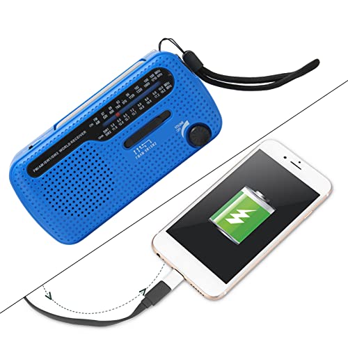Tragbares Notfallradio, klein am FM-Solarradio, mit Kurbel, mit LED-Taschenlampe und Notlicht, geeignet für den Außenbereich, Notfallradios, tragbar Tragbares Notfallradio, klein am FM-Solarradio, mit Kurbel, mit LED-Taschenlampe und Notlicht, geeignet für den Außenbereich, Notfallradios, tragbar von Masyrt