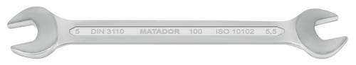 Matador 01000555 Doppel-Maulschlüssel 5 - 5.5mm DIN 3110 von Matador Schraubwerkzeuge