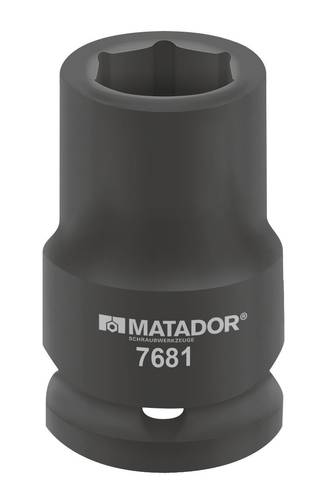 Matador 76810380 Außen-Sechskant Schlagschrauber-Steckschlüsseleinsatz 38mm 1  (25 mm) von Matador Schraubwerkzeuge